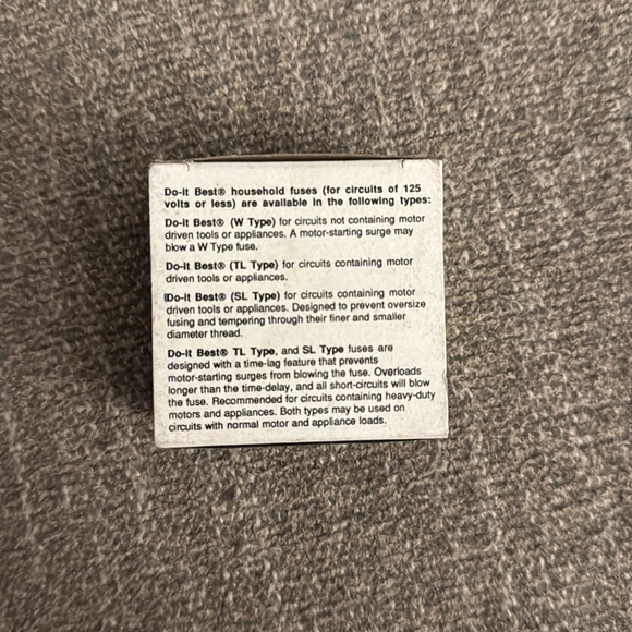 NEW Vintage never used box of SL15 Time Delay Fuses 4 pack - Picture 3 of 6